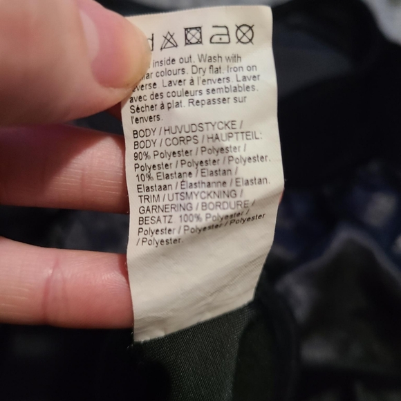 RIVER ISLAND Black Velvet Bodysuit 6 - Picture 10 of 15